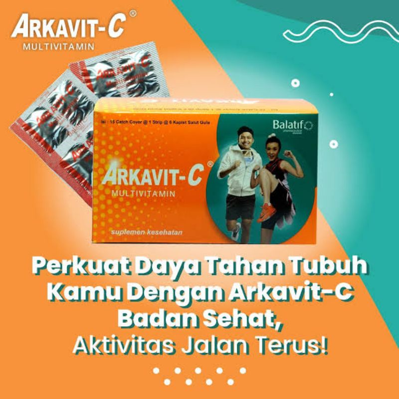 Jual ARKAVIT-C/Multivitamin untuk memelihara daya tahan tubuh | Shopee ...