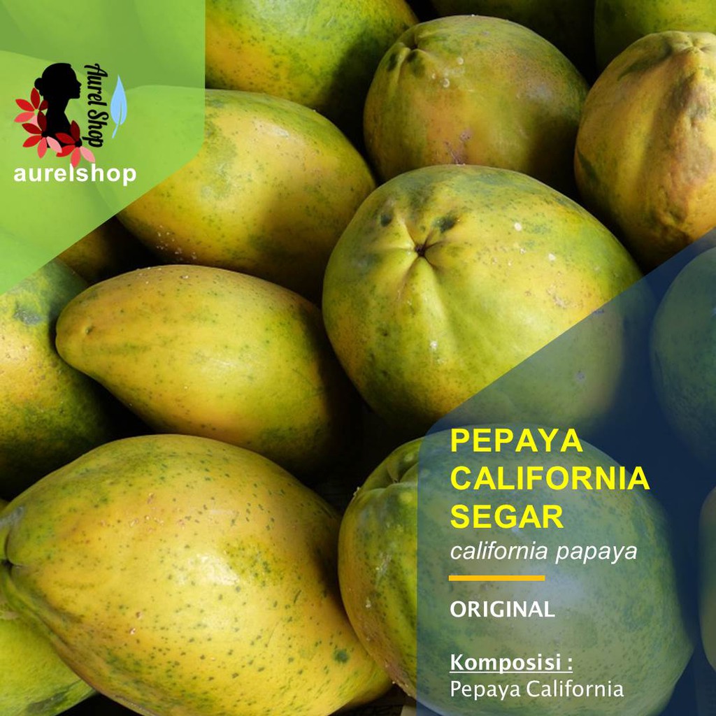 Jual Buah Pepaya California Segar 1 Kg Shopee Indonesia