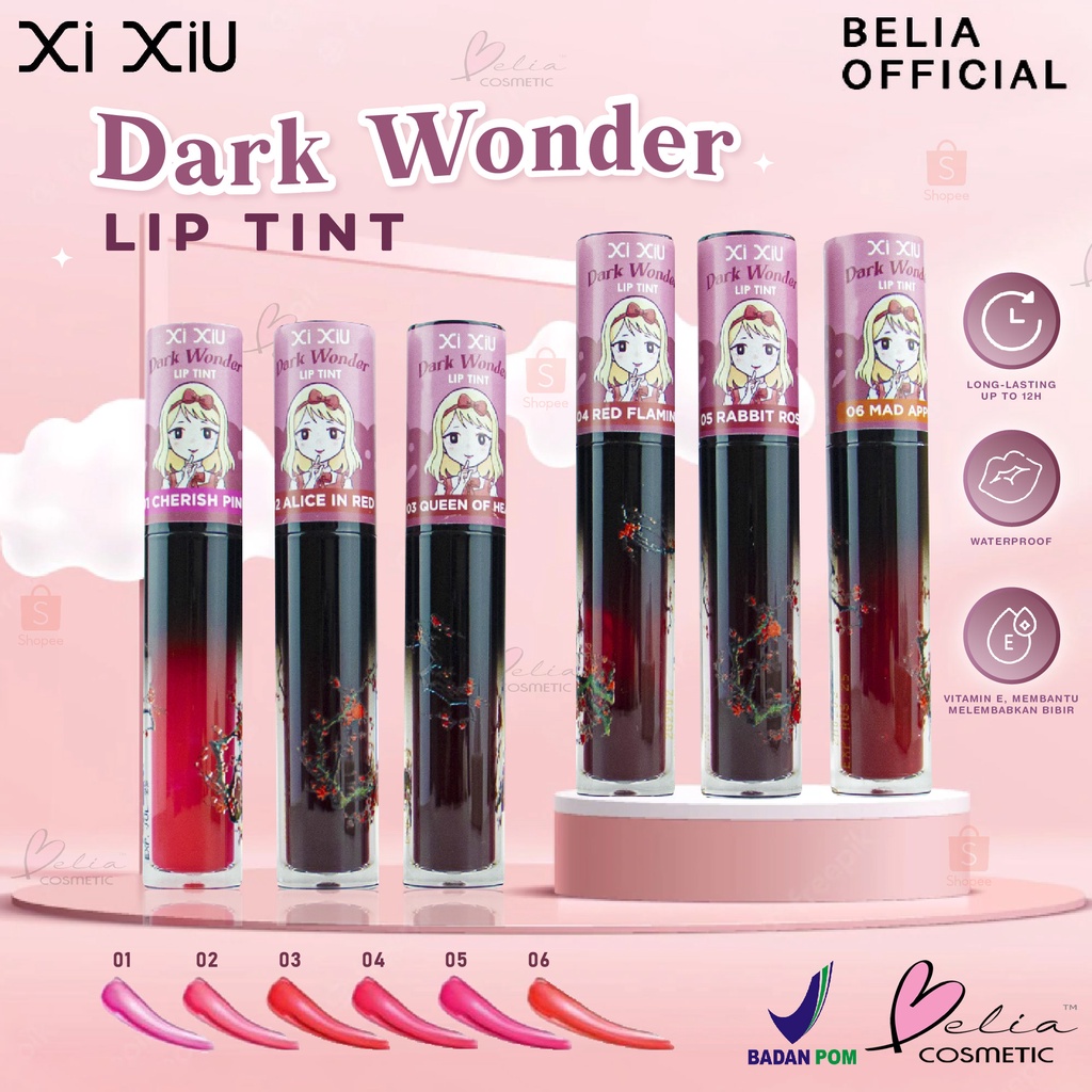 Jual BELIA XI XIU Dark Wonder Lip Tint Xixiu Liptint Lip Stain Lip