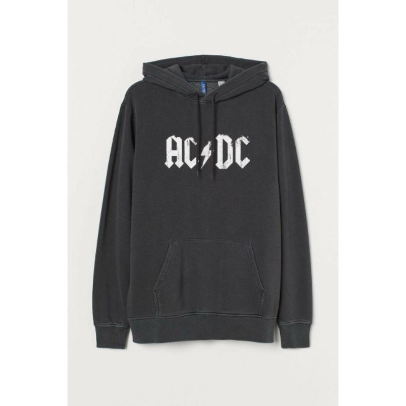 Jual Hoodie h m ACDC HnM ACDC Abu Abu Shopee Indonesia