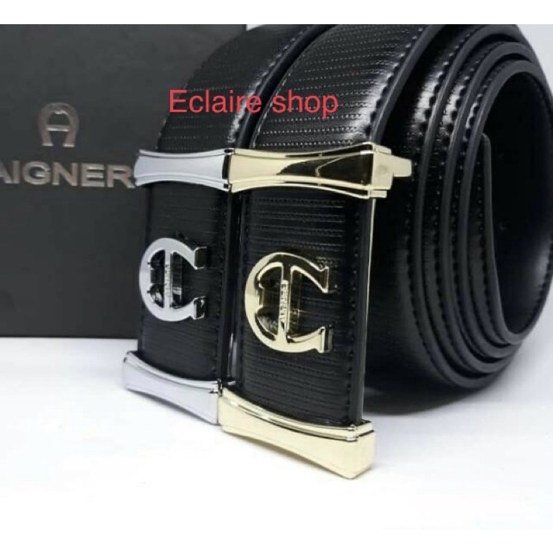 ikat pinggang pria aigner belt sabuk ban pinggang cowok