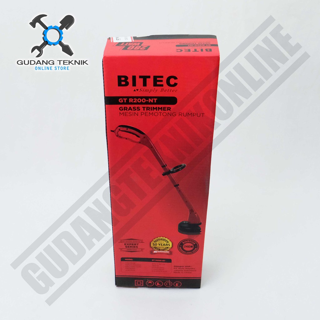 Jual Mesin Pemotong Rumput Elektrik Bitec GT R200-NT - Grass Trimmer ...