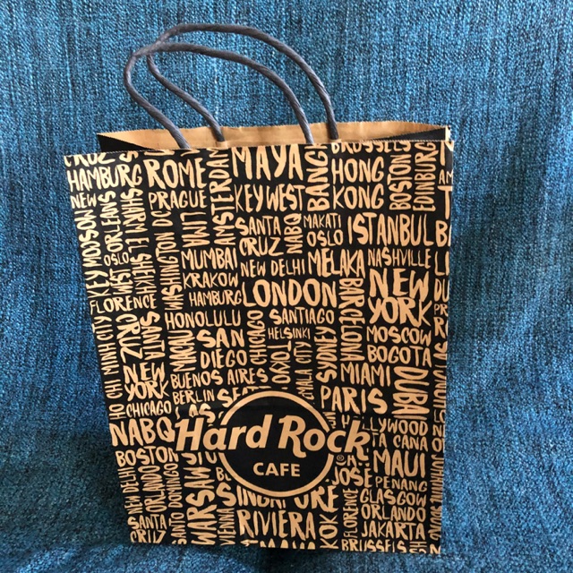 Jual Paper Bag Hard Rock Cafe Original Shopee Indonesia