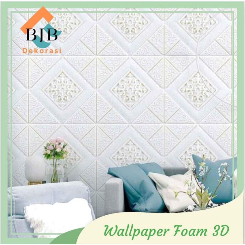 Jual [COD] Wallpaper Dinding Foam 3D Shopee Indonesia