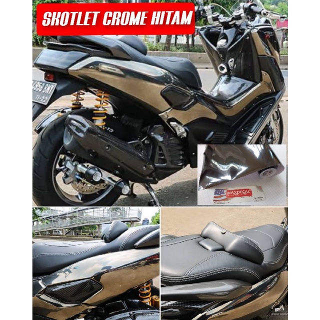 Jual STIKER SKOTLET HITAM KROM/STICKER BLACK CHROMECAST/SCHOTLET/STIKER ...
