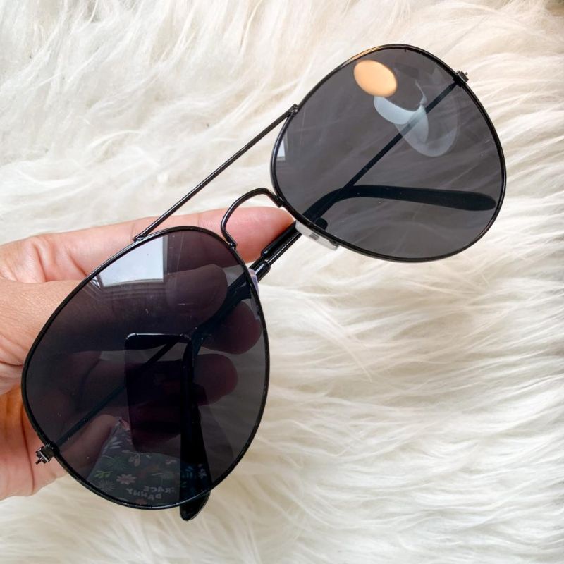 Jual Kacamata Riben Hitam RetroLensa Asli Kaca Bukan Mika Unisex Shopee Indonesia