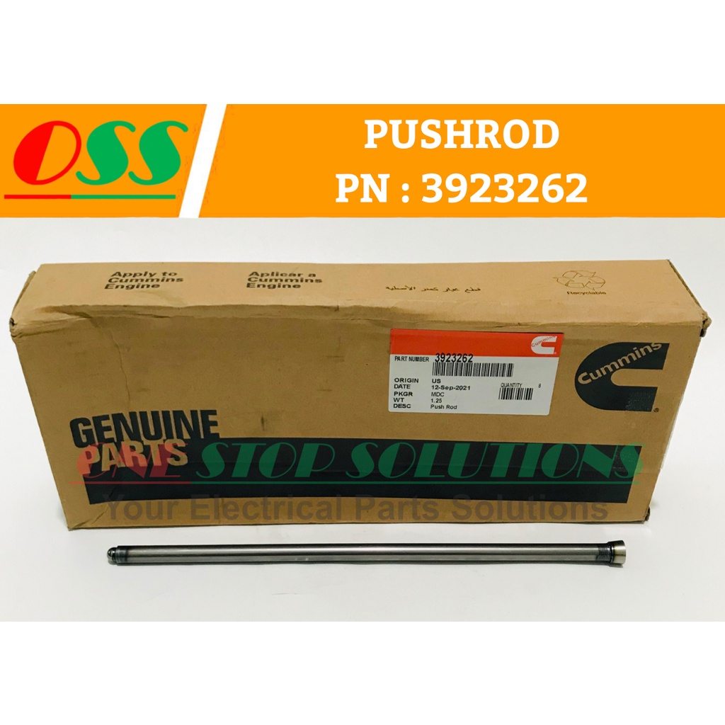 Jual PUSHROD PUSH ROD CUMMINS 6BT PN 3923262 Shopee Indonesia