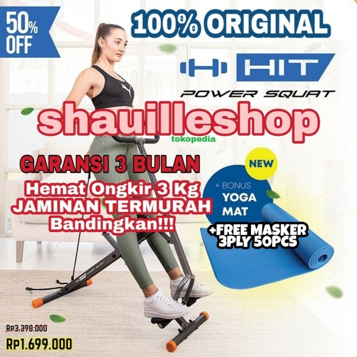 Jual HIT POWER SQUAT ORIGINAL Lejel seperti Excider - ALAT OLAHRAGA ...