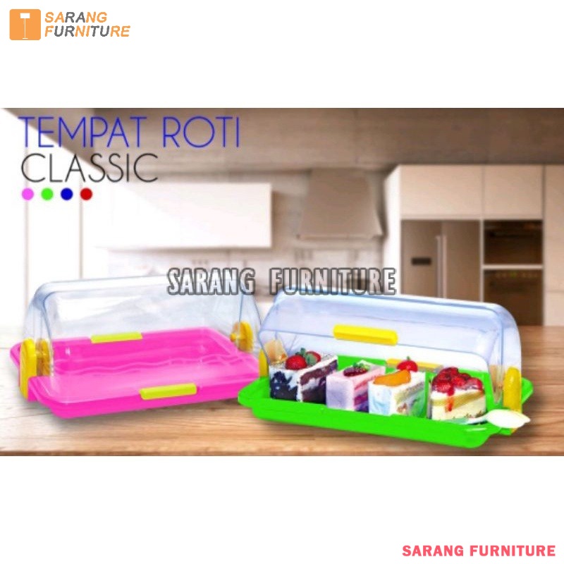 Jual Tempat Roti/ Tempat Penyimpanan Makanan / Tempat Bolu Classic ...