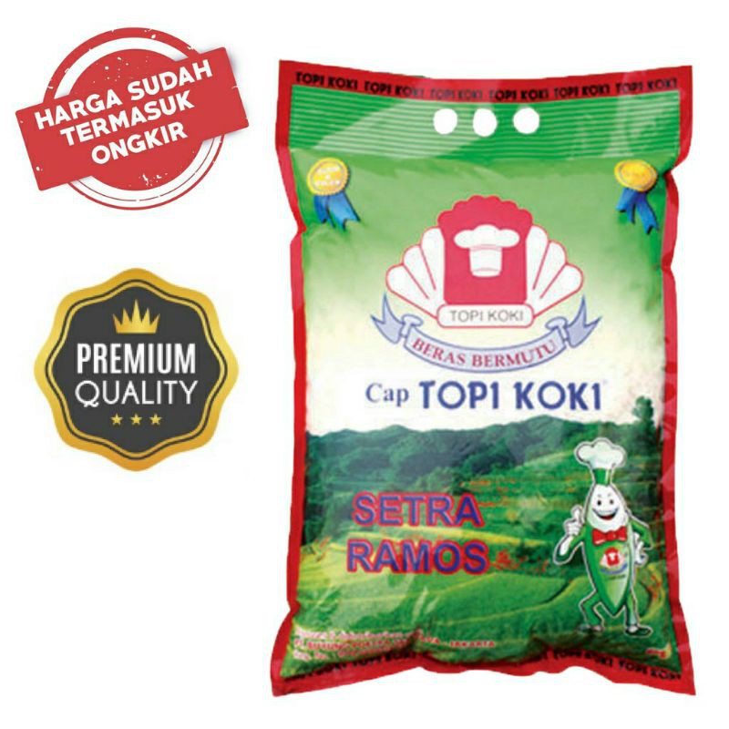 Jual Beras Topi Koki 5 Kg Terlengkap & Harga Terbaru Agustus 2026 ...