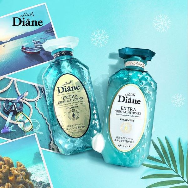 Jual Moist Diane Extra Fresh And Hydrate Shampoo Conditioner Treatment Miracle You Perfect 9146