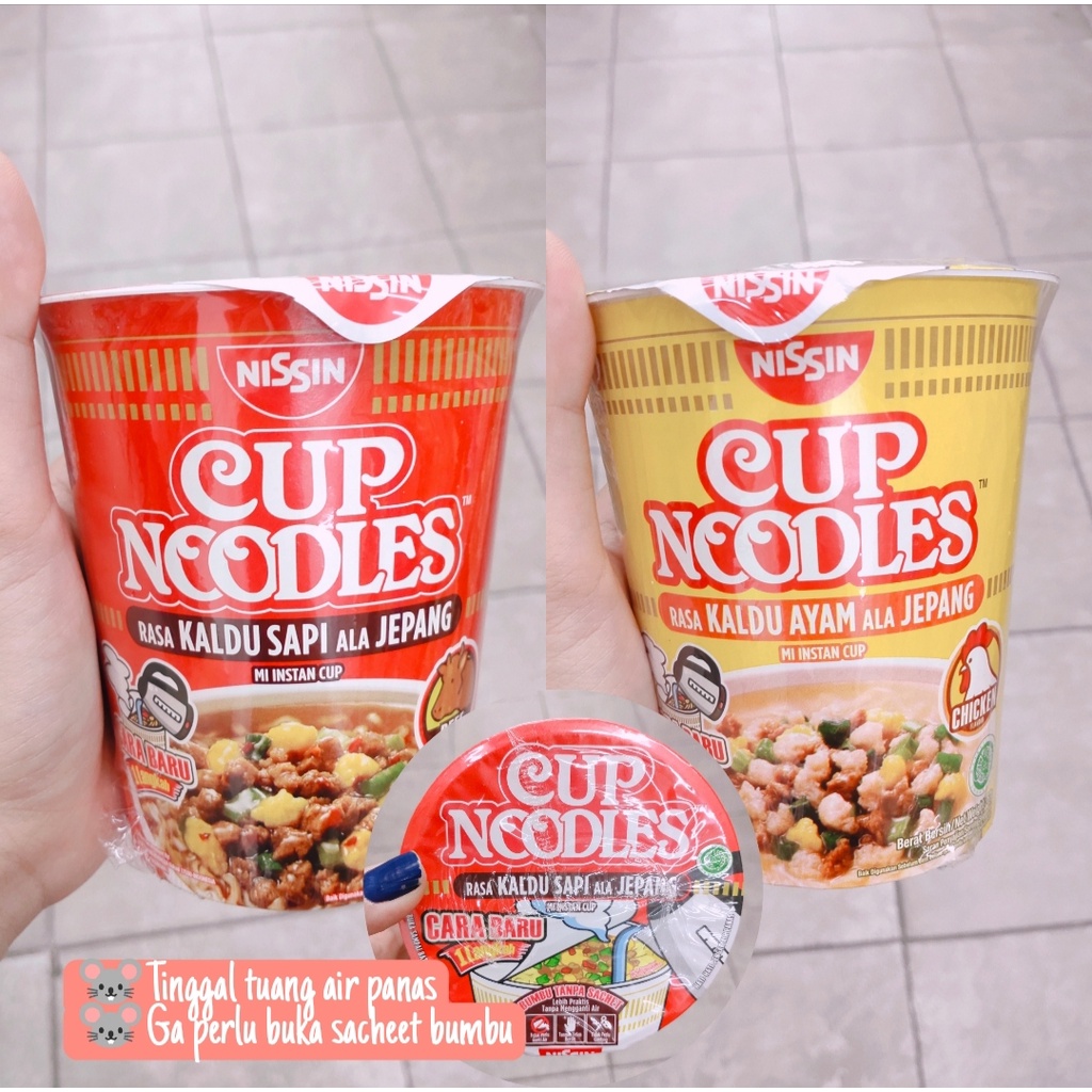 Jual Nissin Noodle Cup Mie Gelas Nissin 67gr Shopee Indonesia