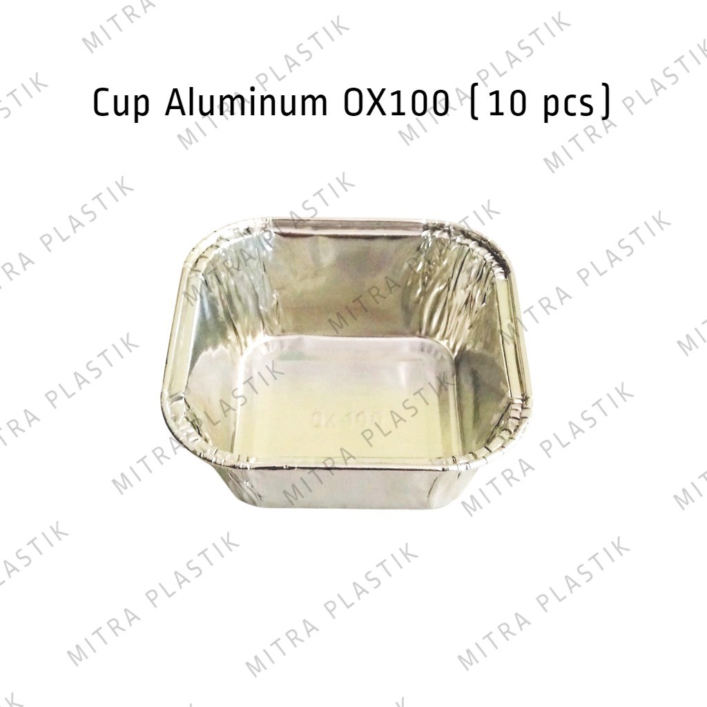 Jual isi 10 OX 100 Aluminium Foil Cup Aluminum Foil Tray Cup Aluminium