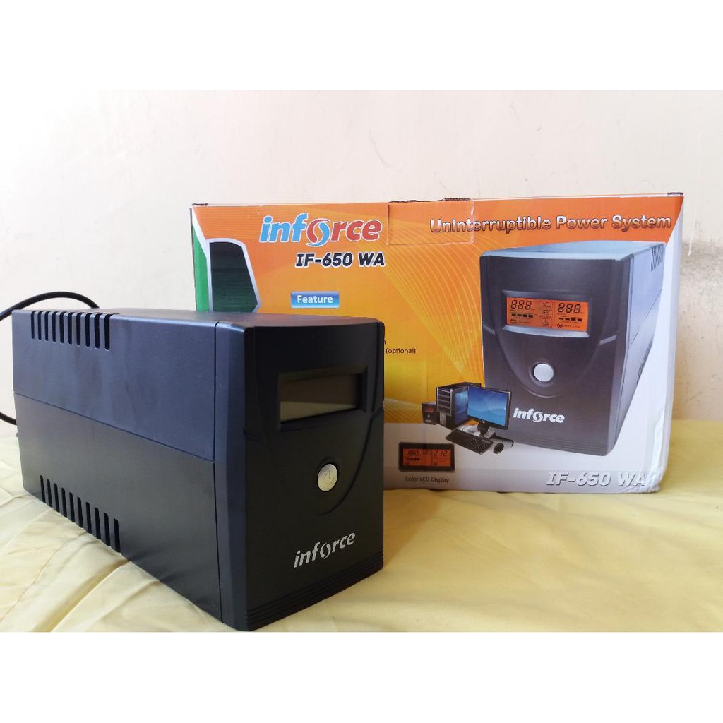 Jual UPS Inforce 650 Wa cocok buat Komputer dan yang lain nya | Shopee ...
