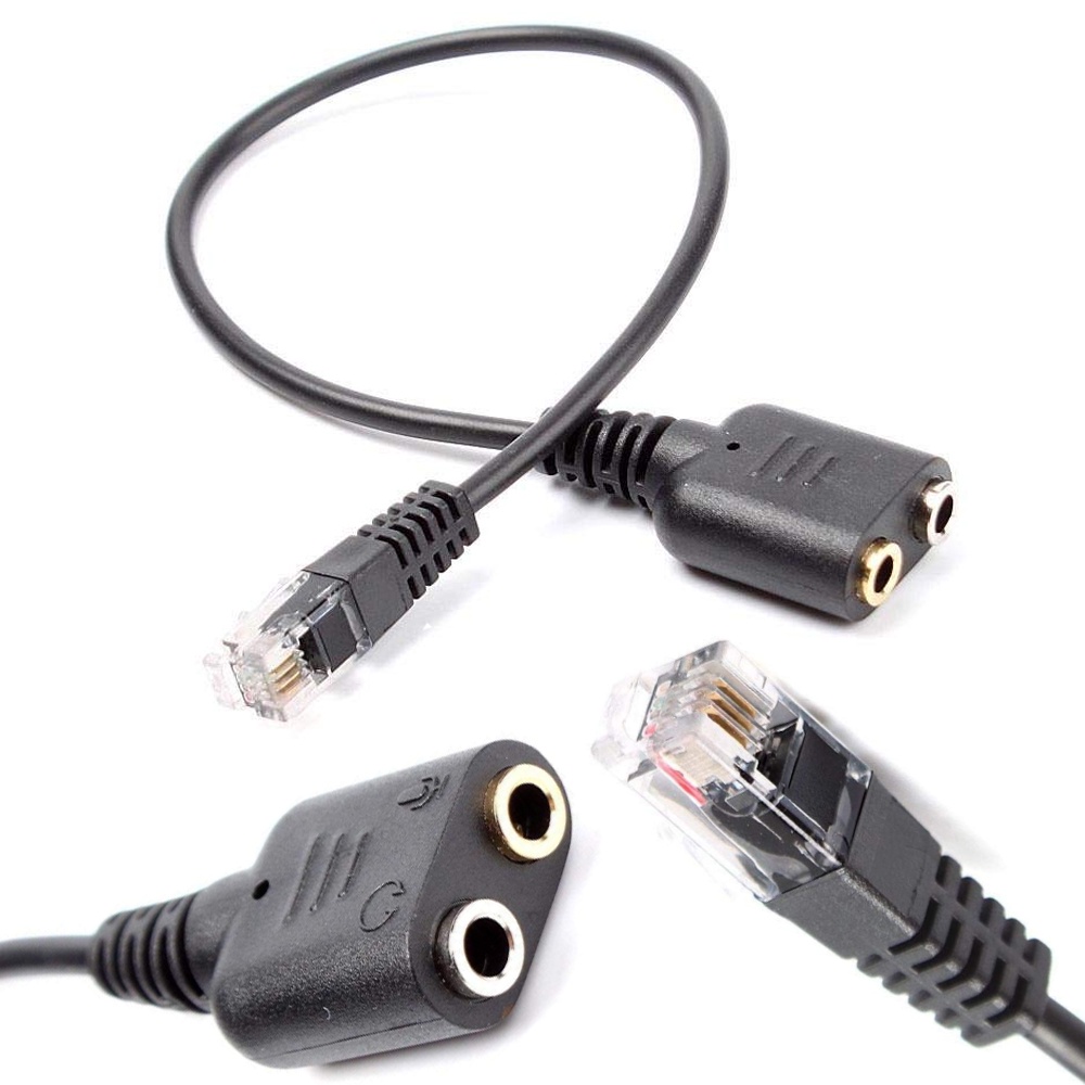 Jual KABEL CONVERTER MICROPHONE EARPHONE TO LAN RJ11 | Shopee Indonesia