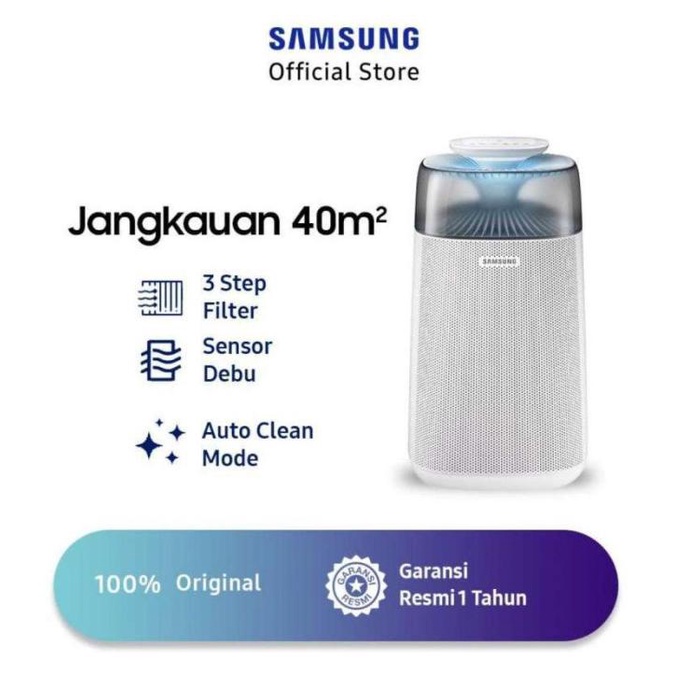 Jual Samsung Air Purifier Ax40R3030Wm 40M2 Ax40R3030 Ax40 Sensor Debu Putrakeyns Shopee Indonesia
