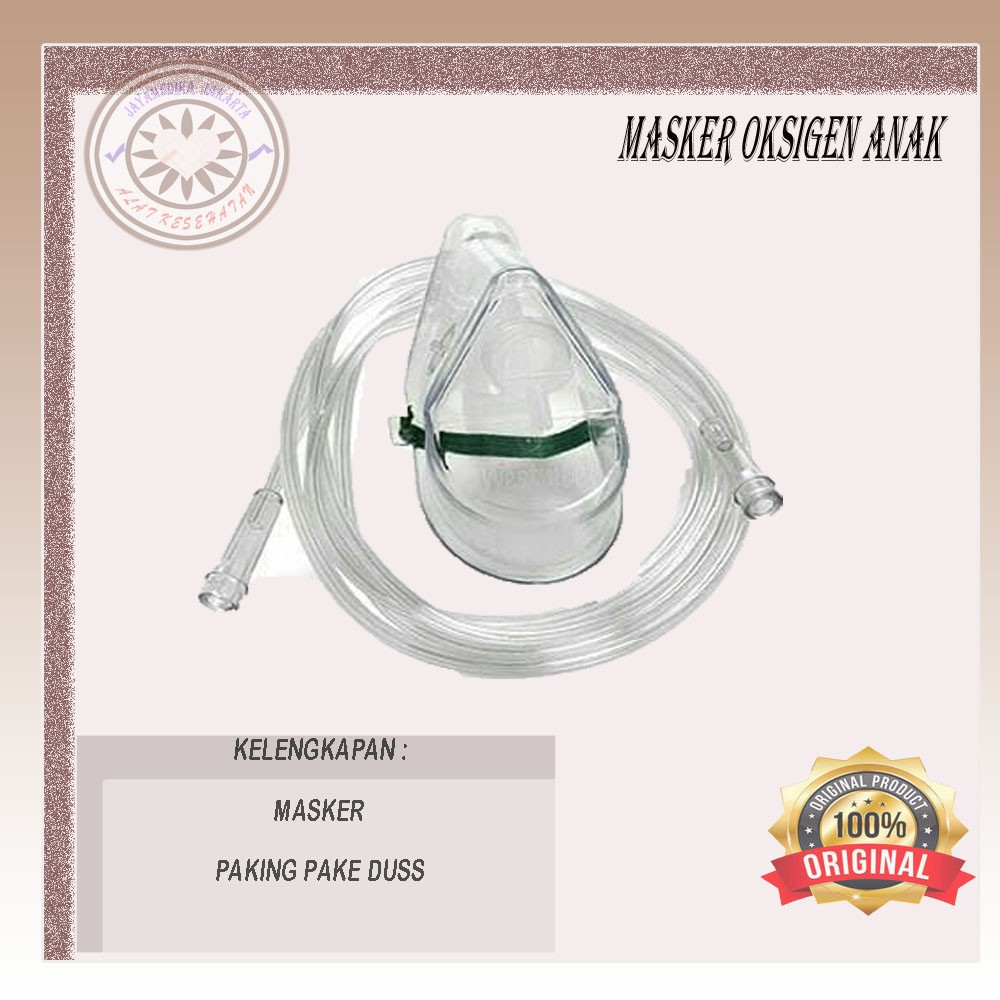 Jual Masker Oksigen anak / Oxygen Mask | Shopee Indonesia