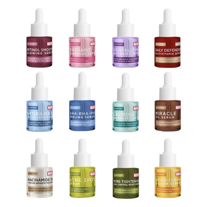 Jual Azarine Serum Marvel Hydramax | Acne Spot | Radiant | AHA BHA PHA ...