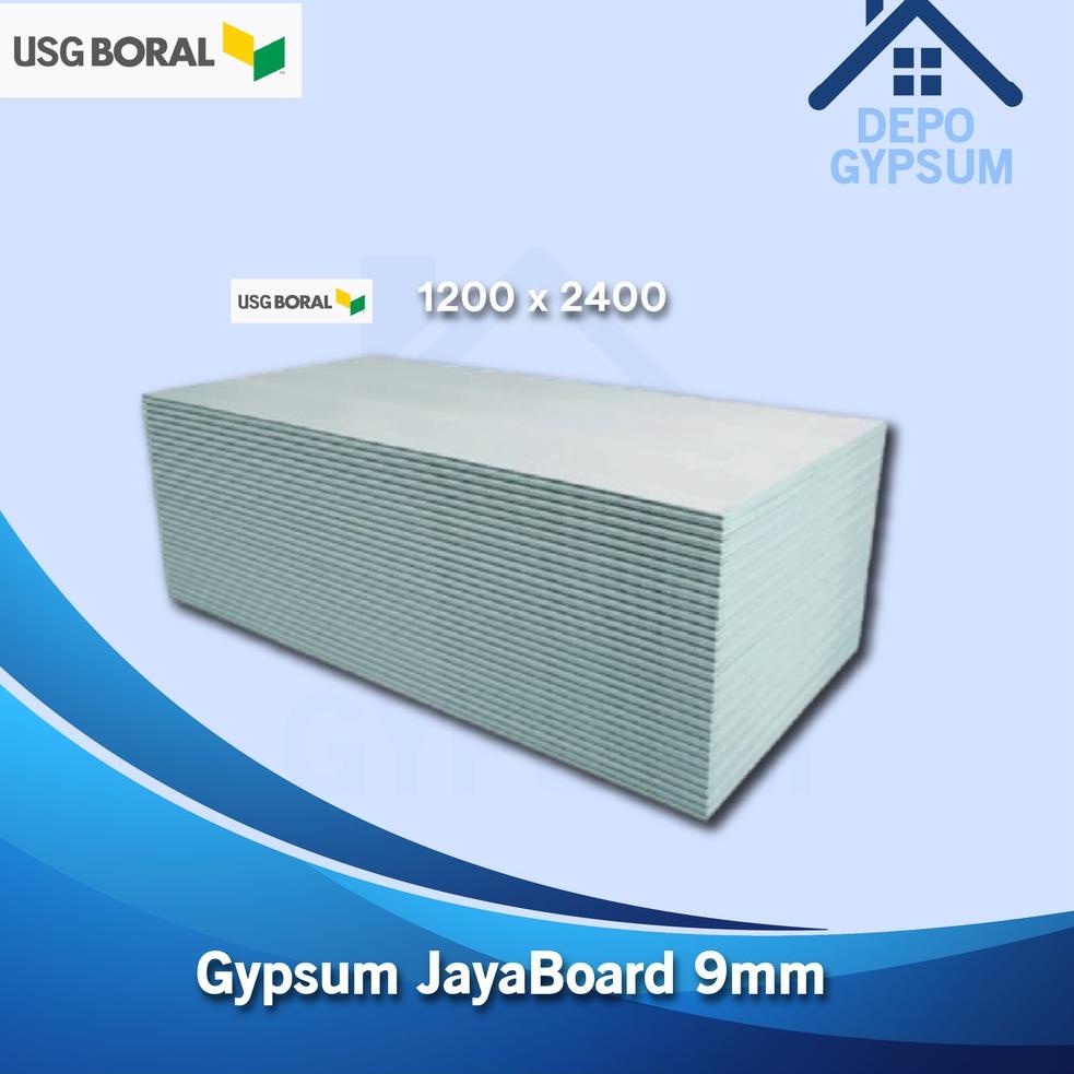 Jual Produk Baru Papan Gypsum Jayaboard 09mm 1200x2400 |Gipsum ...