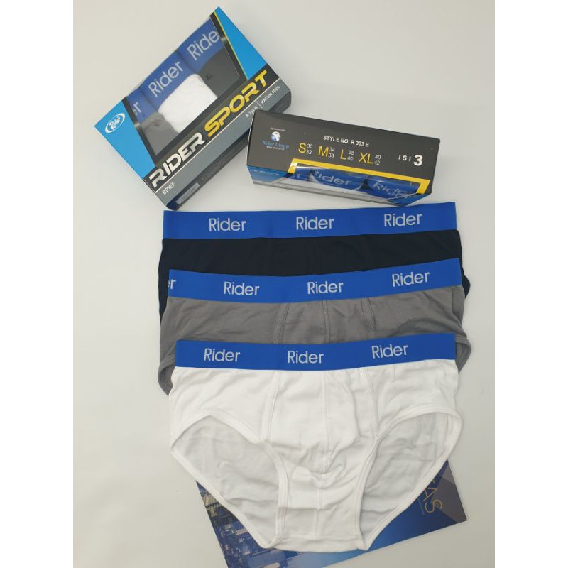 Jual CD Pria Rider Sport Brief Man R333B / Celana Dalam Cowok (1 box ...