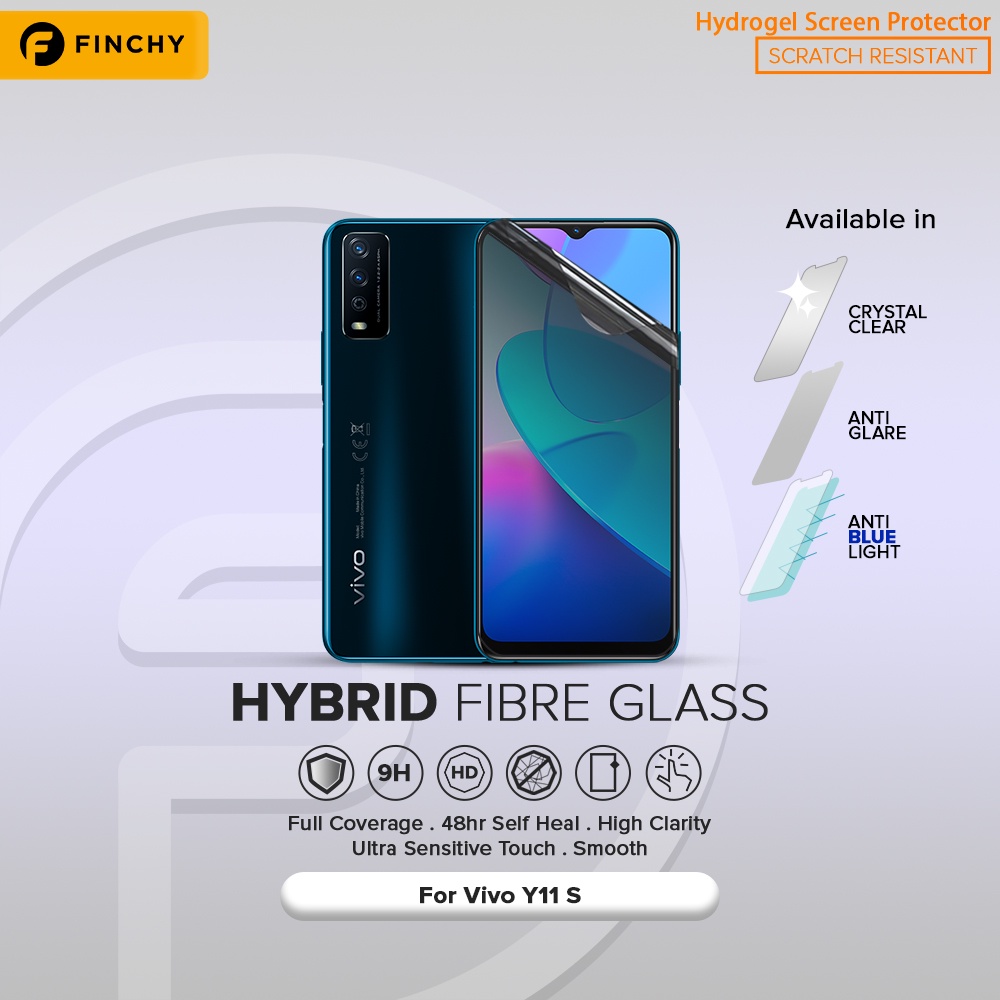 Jual FINCHY Vivo Y11 S Hybrid Pro Hydrogel Anti Break Screen Protector ...