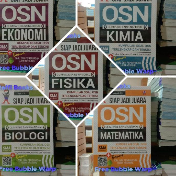 Jual New Buku Osn Siap Jadi Juara Osn Matematika Ekonomi Fisika Biologi Kimia Sma