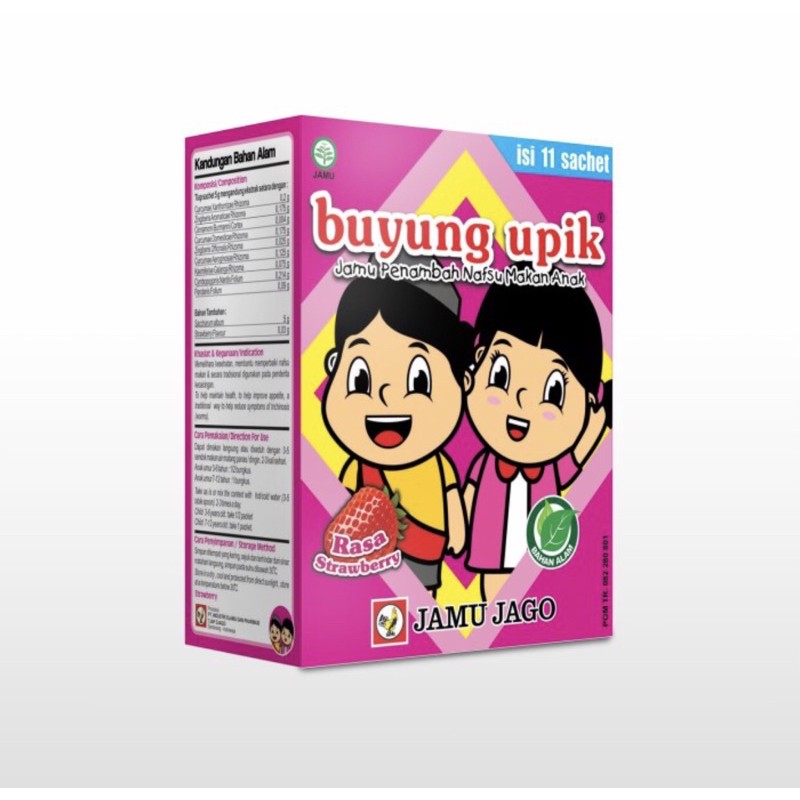 Jual Buyung Upik box 11 sachet ( penambah napsu makan ank ) | Shopee ...