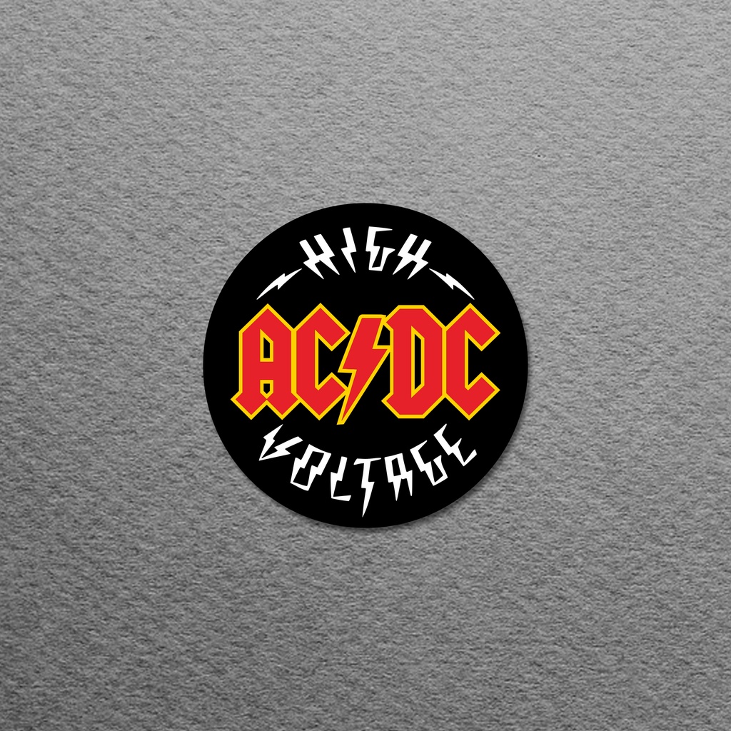 Jual Sticker Band ACDC - High Voltage | Shopee Indonesia