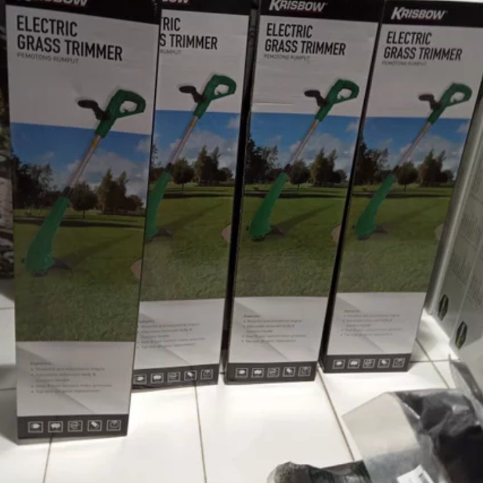 Jual Krisbow Mesin Potong Rumput Electric Grass Trimmer Shopee Indonesia