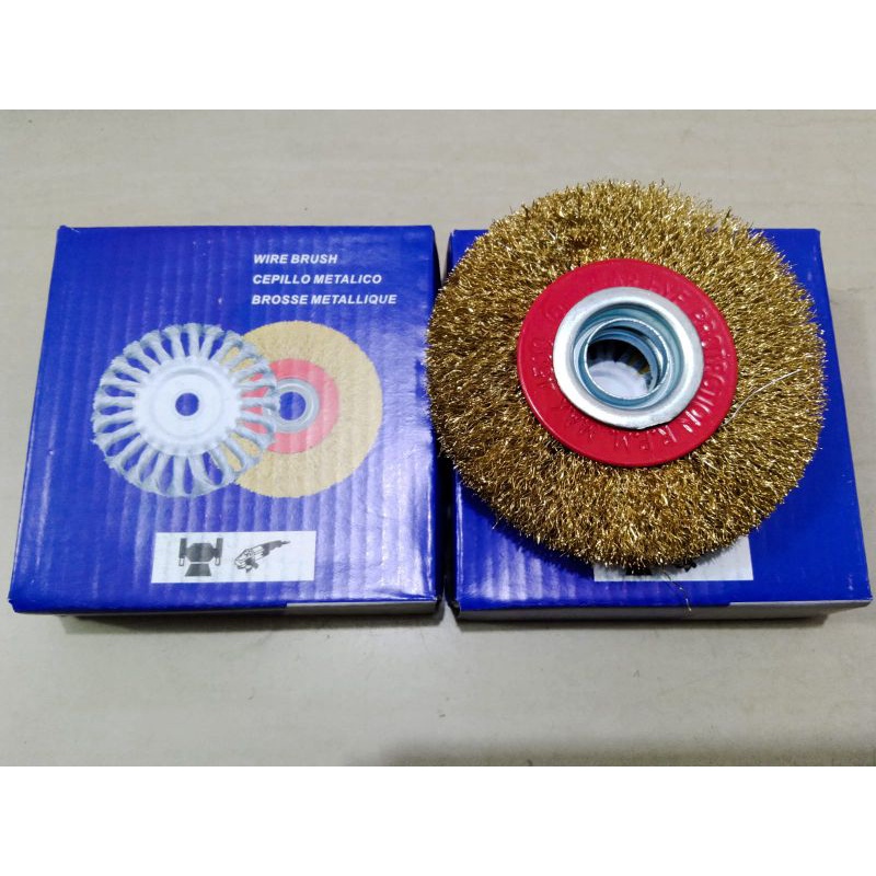 Jual WIRE BRUSH MATA GERINDA SIKAT ( 4 Inch) | Shopee Indonesia