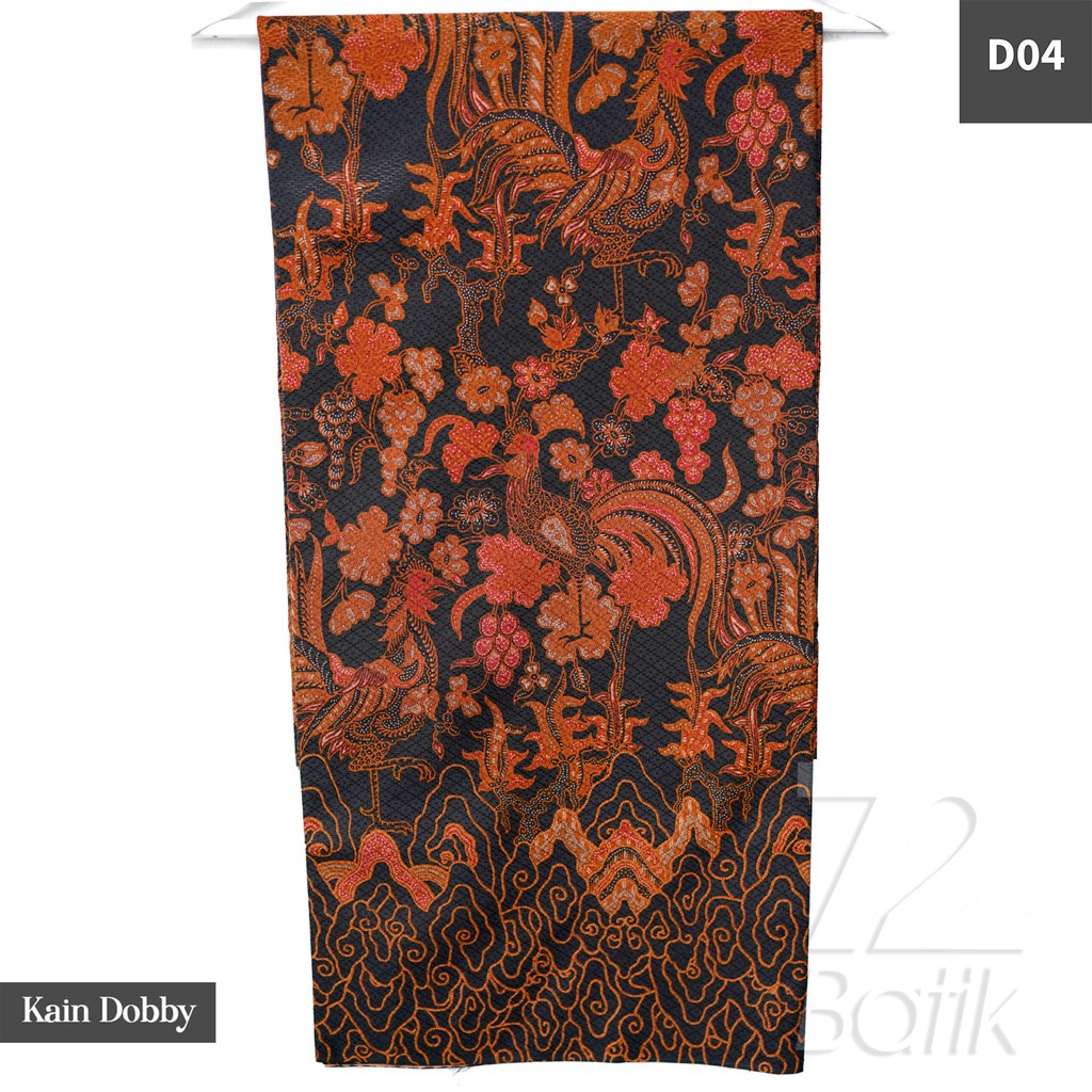 Jual KAIN BATIK PREMIUM Bahan Dobby Motif Jago Alas Warna Hitam Black ...
