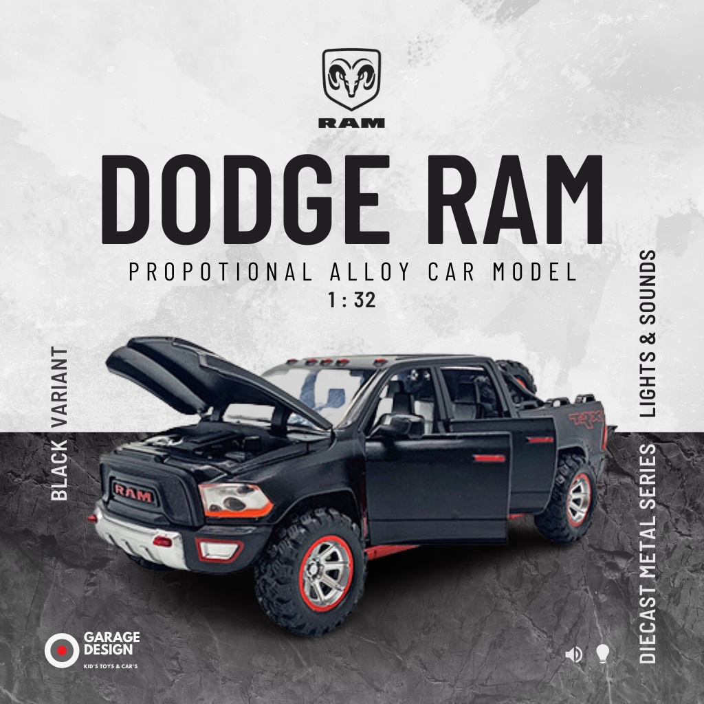 Trx Ram Rebel Toy 1:32 Alloy Car Model,Diecast Car Model For Boys RAM TRX