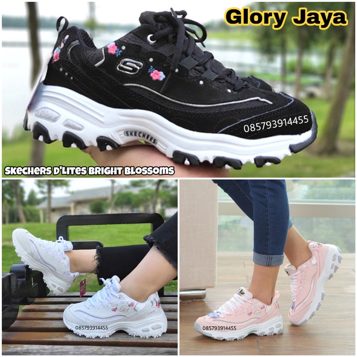 Sepatu skechers outlet d'lites