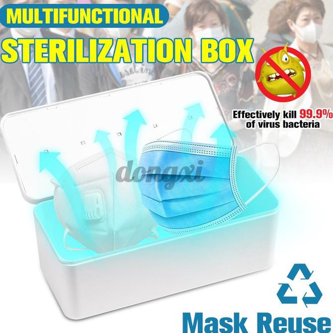 Jual Usb Uv Sterilizer 28Cm Mask Sterilizer Sterilization Box Phone Key ...