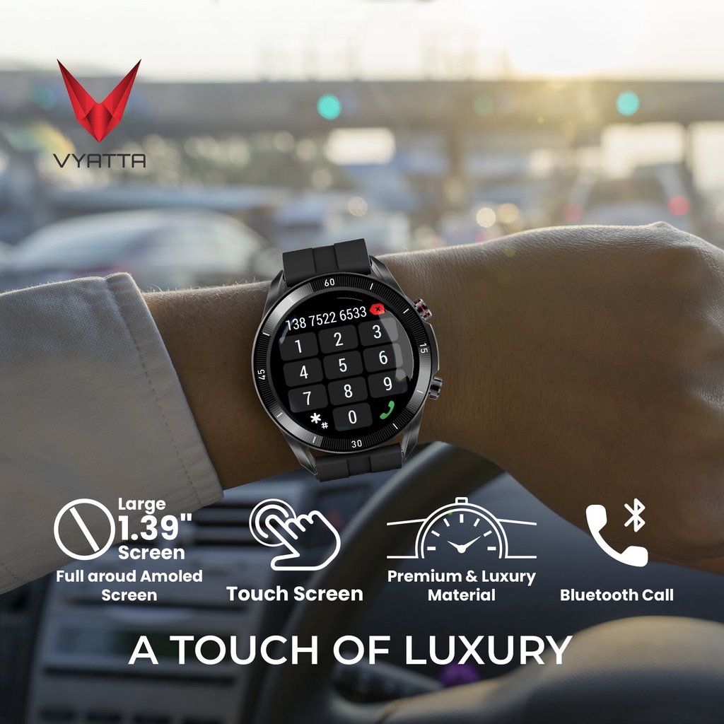 Jual VYATTA FITME SPECTRE AMO SMARTWATCH 46 MM FULL ROUND AMOLED ...