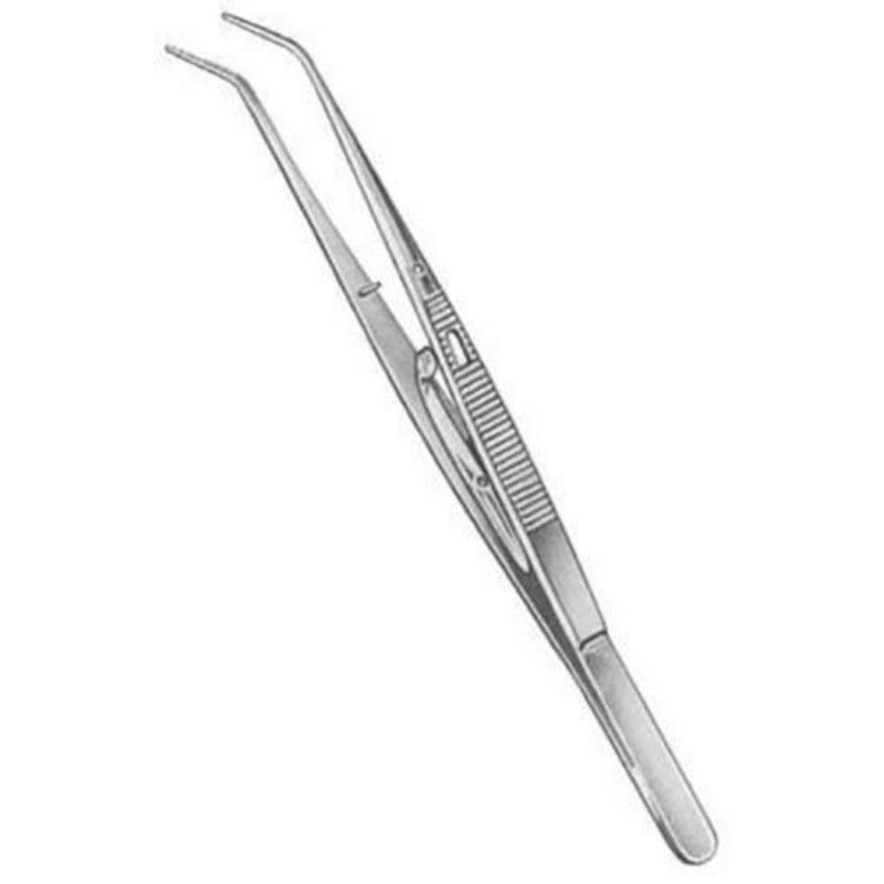 Jual PINSET ENDO Dental Pinset Dental Tweezer with Lock Shopee Indonesia