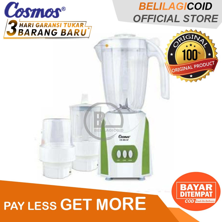 Jual Cosmos Blender Plastik 3in1 CB 282 AP / Blander Cosmos ANTI PECAH ...