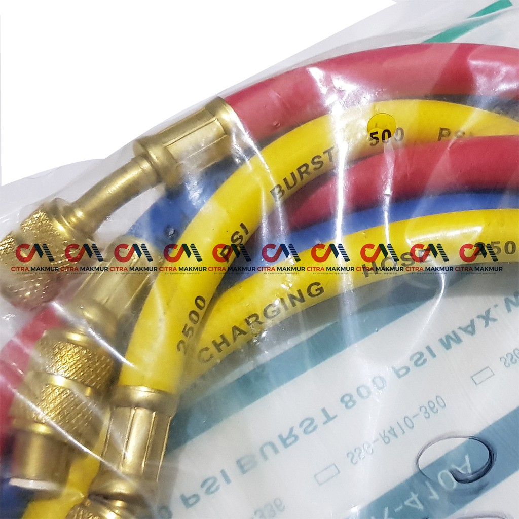 Jual Selang Manifold 90 cm Set Pengisian Freon R22 manifol r 22 ...