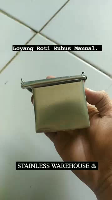 Jual Loyang Roti Kotak/Cube Mini |Cetakan Roti Kotak Cube|Loyang Roti ...