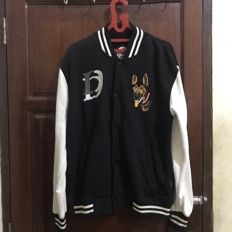 Shops DROP DEAD VARSITY JACKET