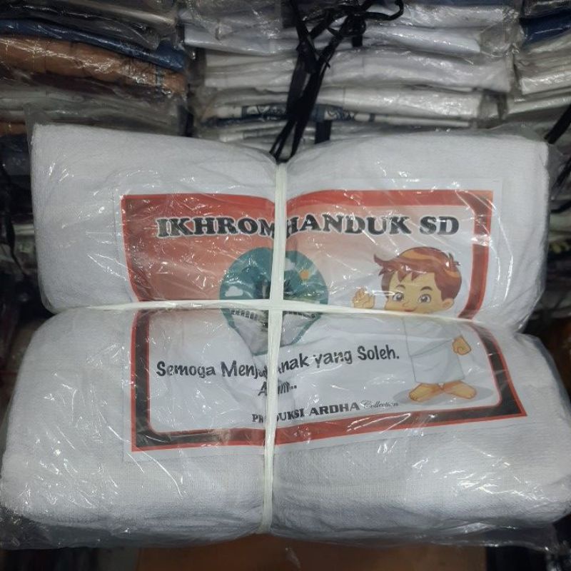 Jual Kain Ihrom Manasik Handuk Ikhrom EXCLUSIVE Anak TK, SD & SMP ...
