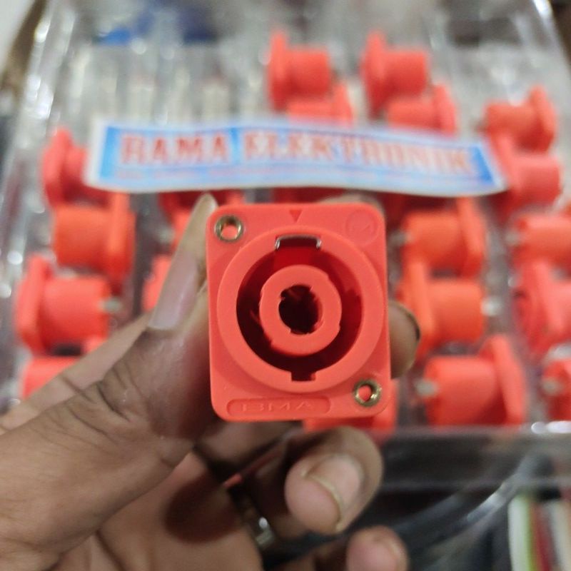 Jual SOKET SPIKON SPEAKON BMA Socket spekon spikon BMA socket speakon ...