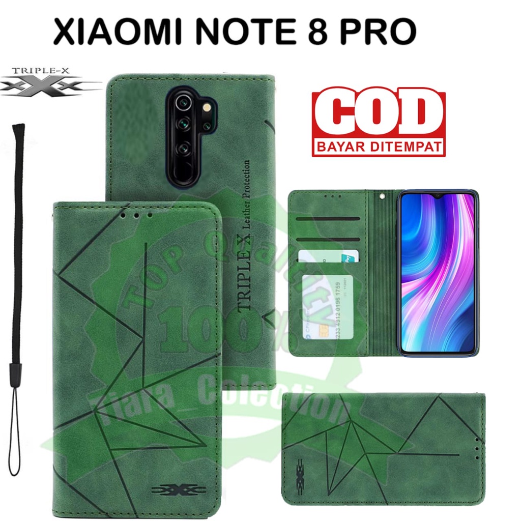 Jual XIAOMI REDMI NOTE PRO CASE FLIP MOTIF CASE KULIT DOMPET