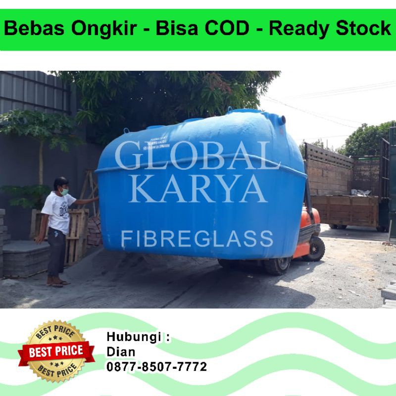 Jual Septic Tank STP Biofilter / IPAL 15000 Liter / Sewage Treatment ...