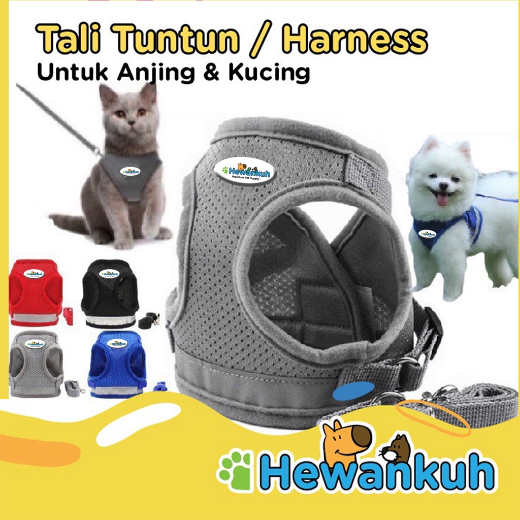 Jual HARNESS HEWANKUH ROMPI HARNES KUCING KELINCI ANJING BESAR KECIL ...