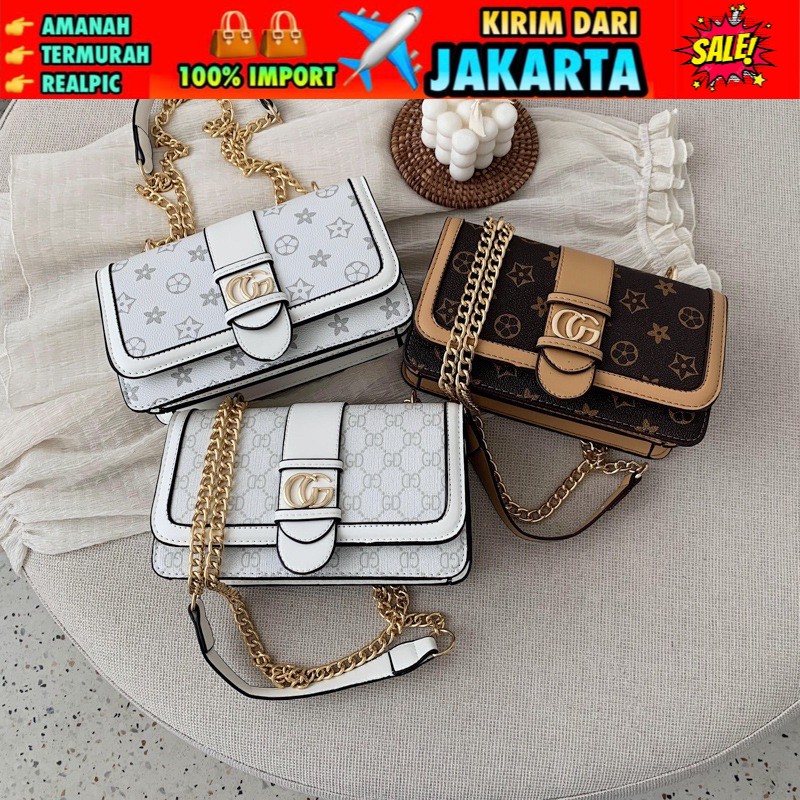 Tas Import Original Tas Batam Lv metropolis Tas wanita Tas selempang