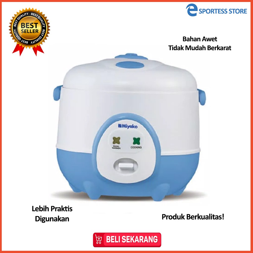 Jual Rice Cooker Mini merek miyako terbaru awet panas alat dapur