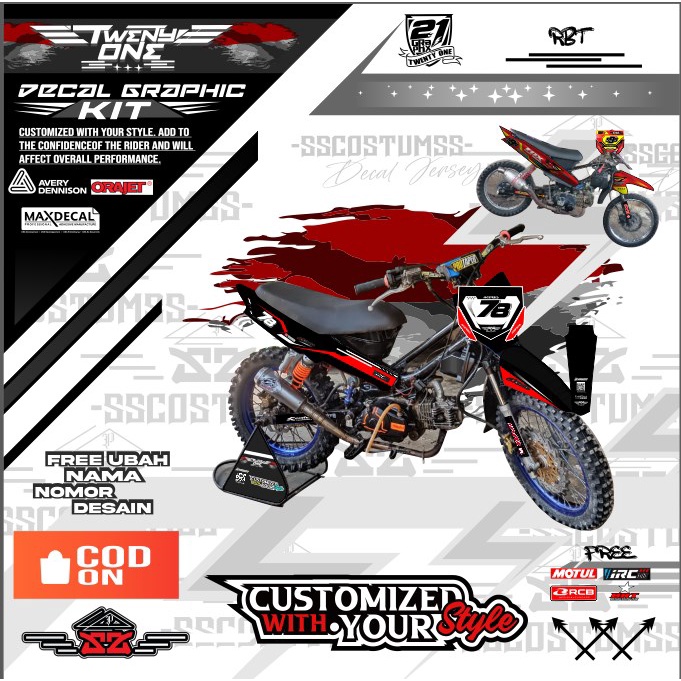 Jual Rbt vega-new-jul 0722 ⭐JUPITER VEGA NEW motor trail REVO full body ...