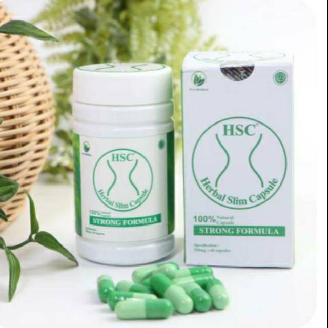 Jual Hsc Herbal Slim Capsule Asli Obat Kapsul Pelangsing Penurun