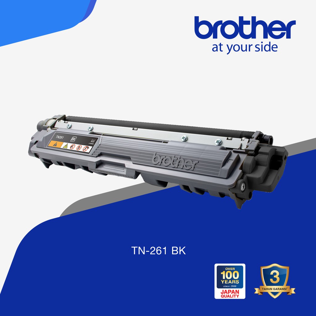 Toner Brother Original TN261 BK for MFC-9330CDW, HL-3170CDW, dll - Original Resmi